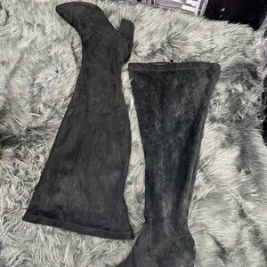 Torrid Black Faux Suede Over-the-Knee Boots – Size 12WW – New with Tags
